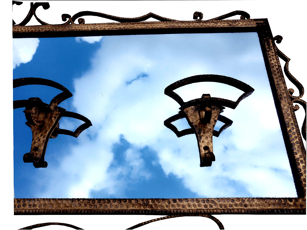 Appendiabiti con specchio di Pier Luigi Colli, anni '50 2