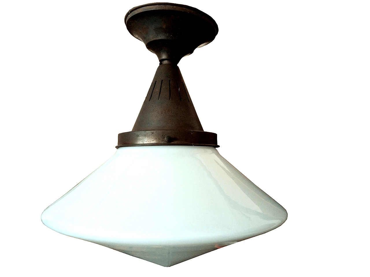 Glass pendant lamp attributed to Peter Bherens, 1920s 2