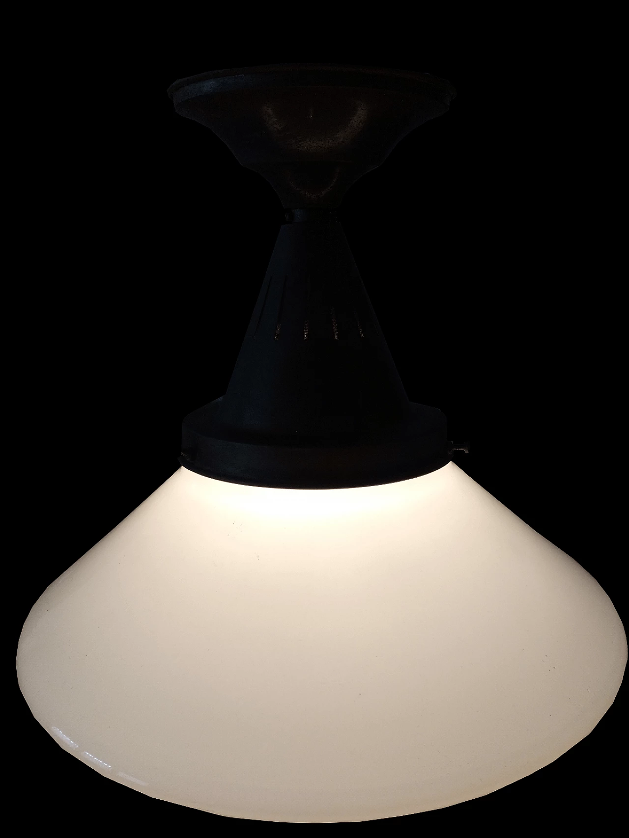 Glass pendant lamp attributed to Peter Bherens, 1920s 6