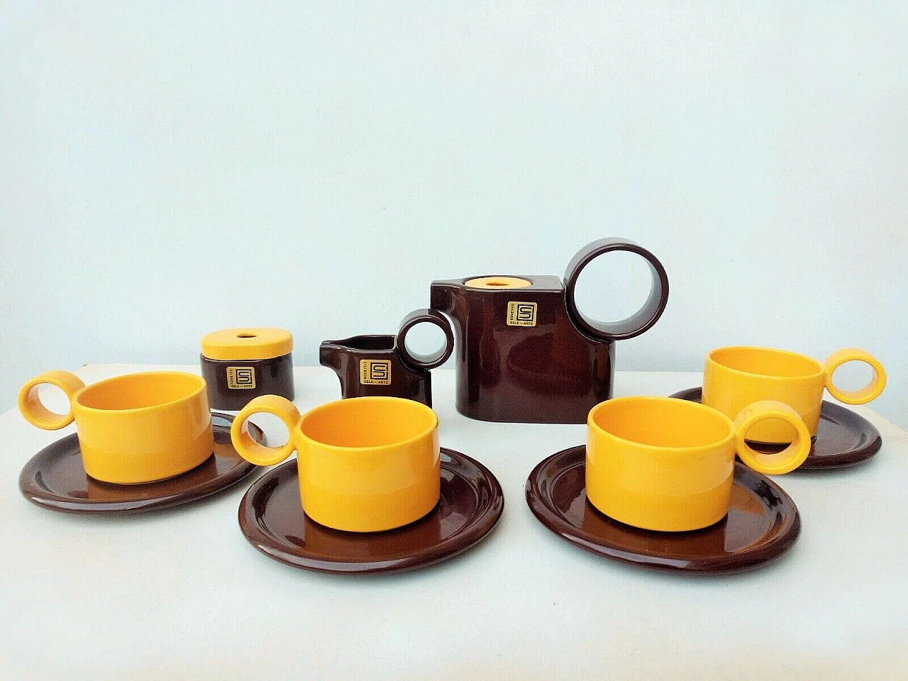 Tea service for Sele Arte Nove, 1960s 1