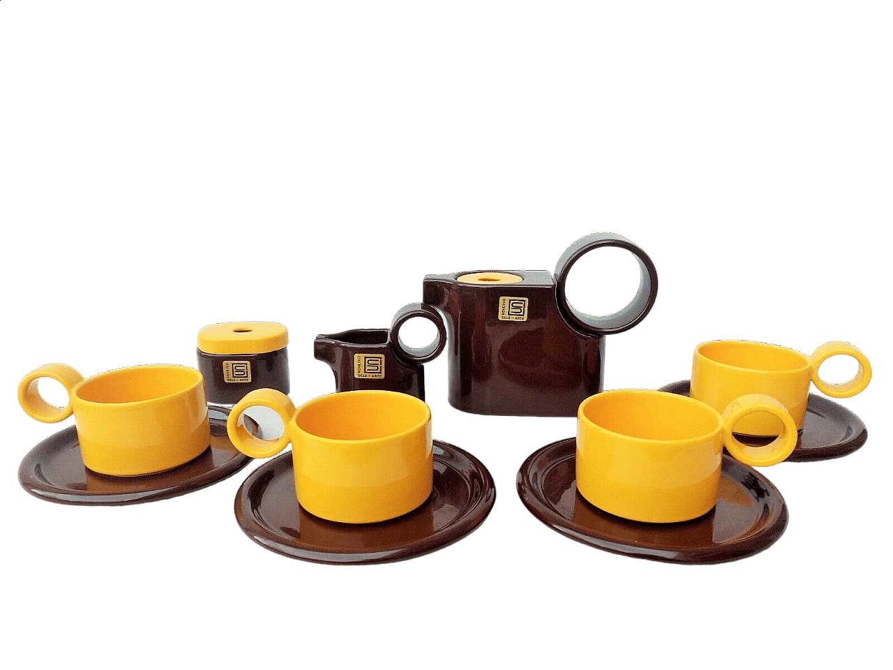 Tea service for Sele Arte Nove, 1960s 12