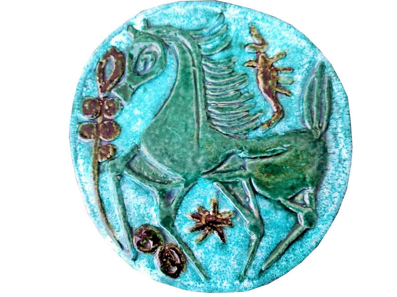 Coppia di piatti di Luisa Graziani per Ceramica Joo, anni '60 1