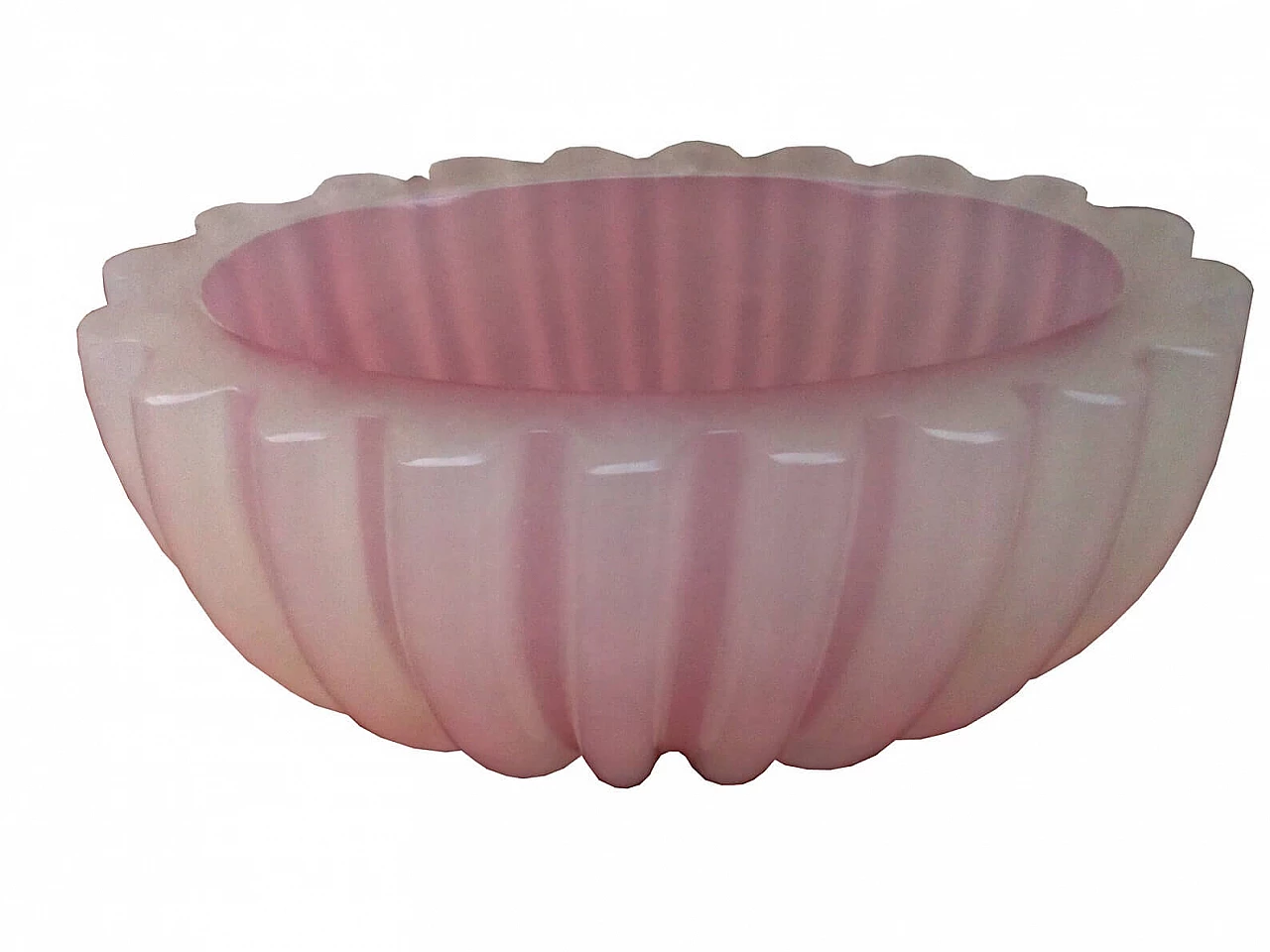 Pink glass vase by Archimede Seguso, 1960s 3