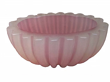 Pink glass vase by Archimede Seguso, 1960s