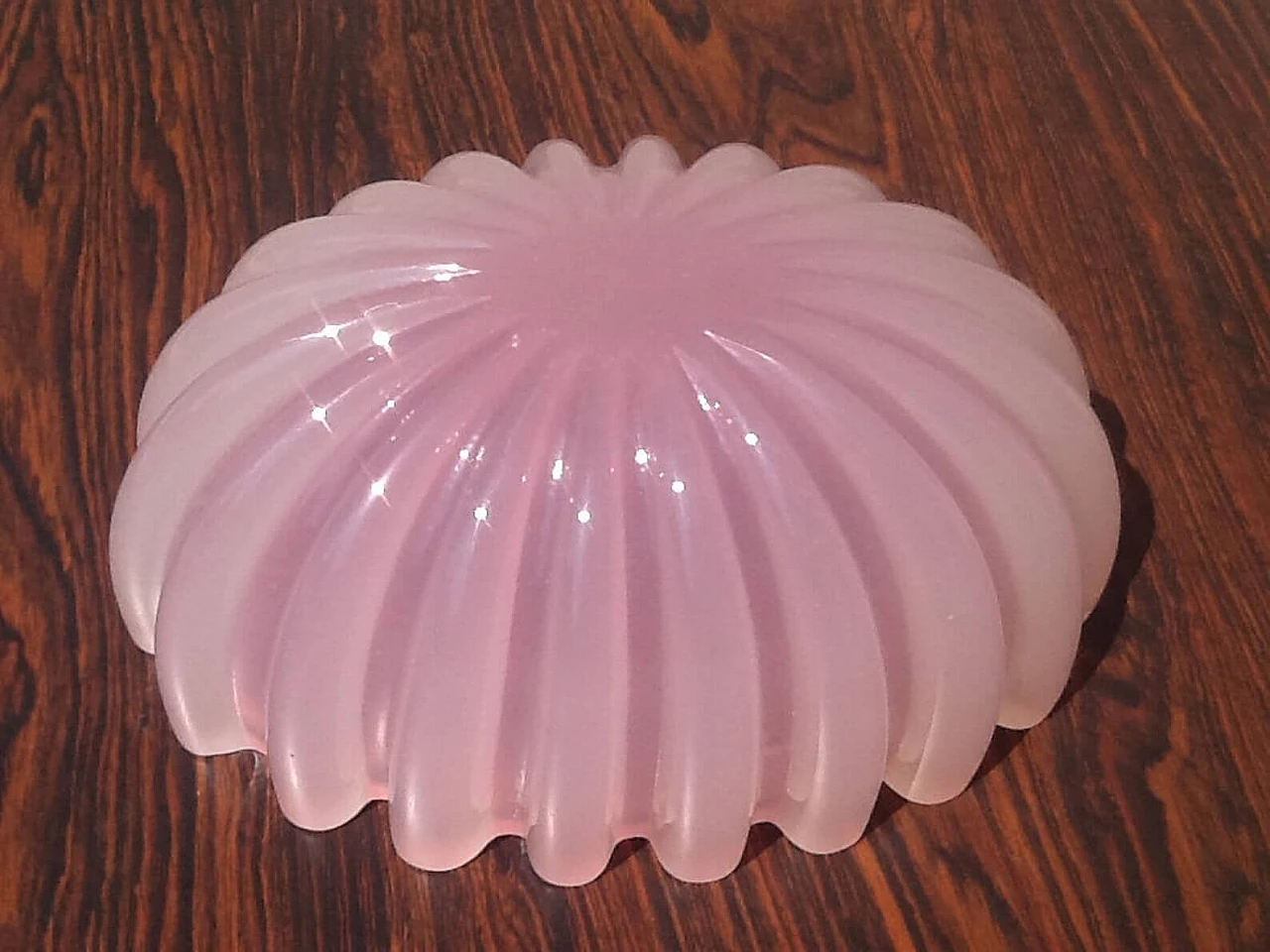 Pink glass vase by Archimede Seguso, 1960s 4