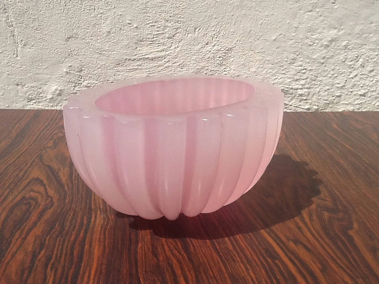 Pink glass vase by Archimede Seguso, 1960s 6