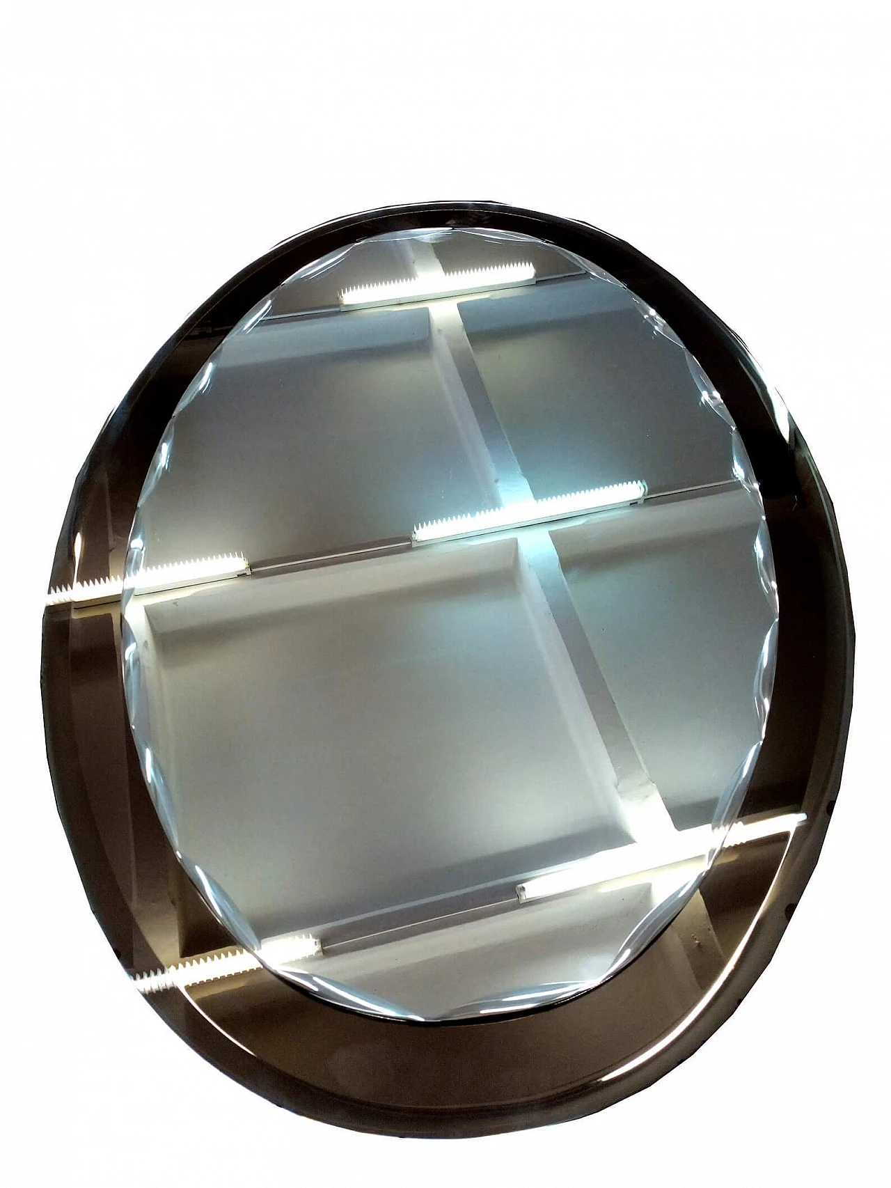 Oval mirror for Fontana Arte, 1950s 2