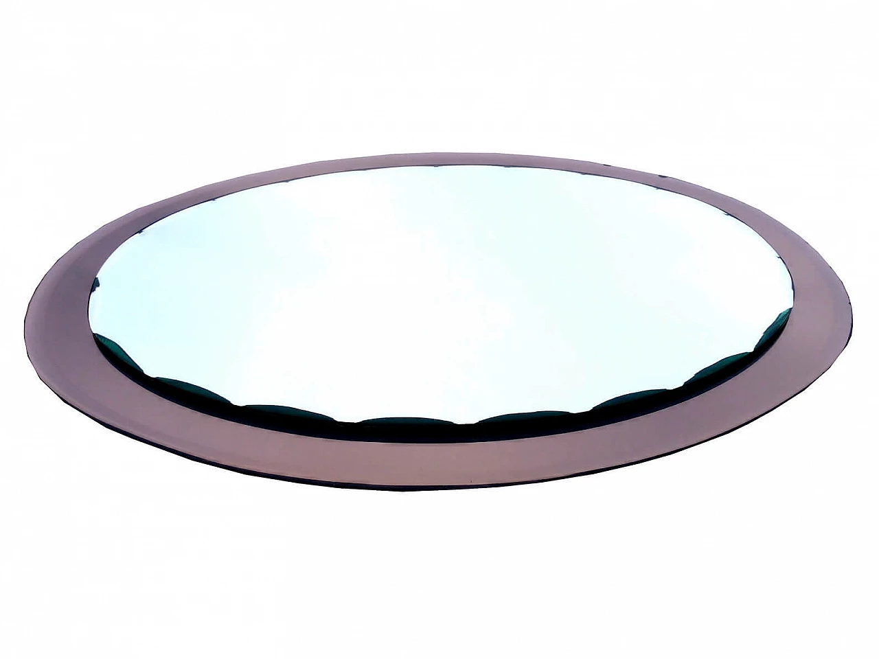 Oval mirror for Fontana Arte, 1950s 5