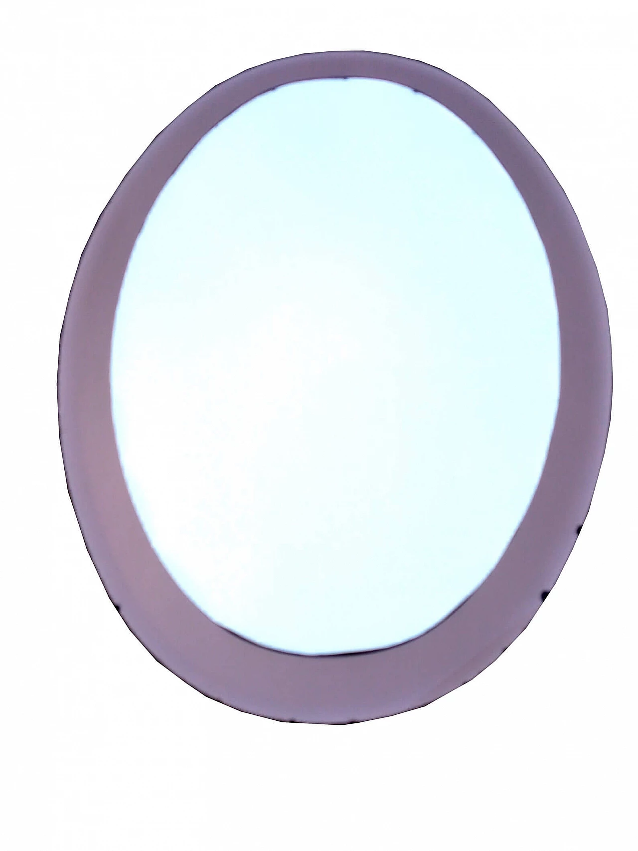 Oval mirror for Fontana Arte, 1950s 7
