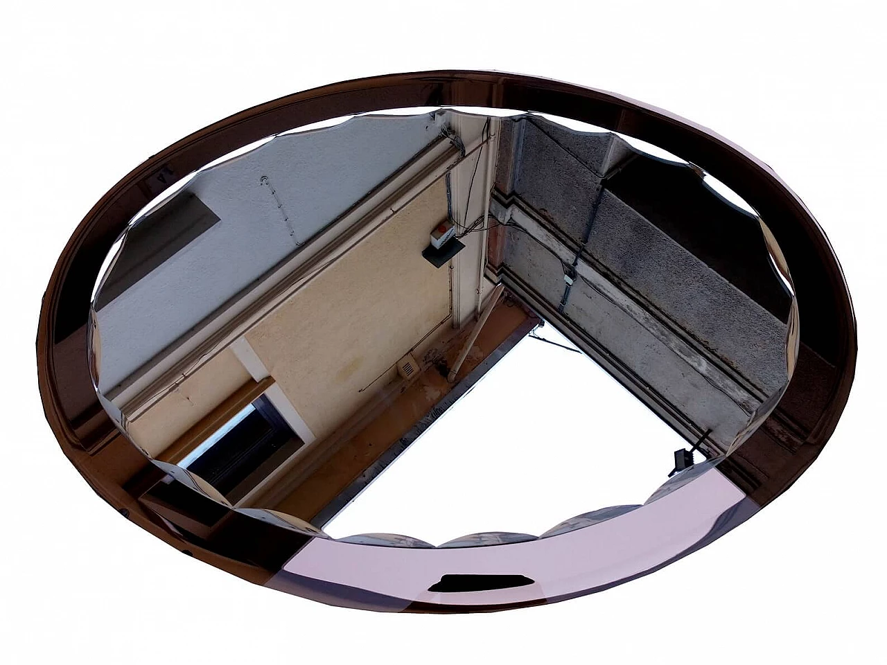Oval mirror for Fontana Arte, 1950s 9