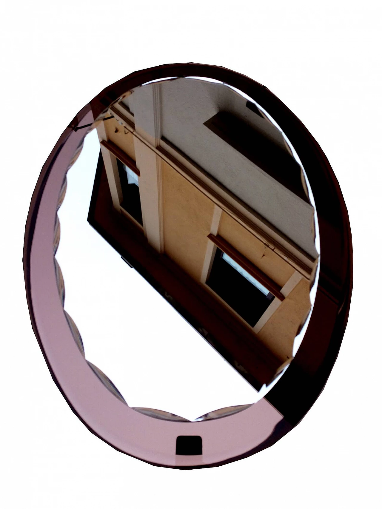 Oval mirror for Fontana Arte, 1950s 10