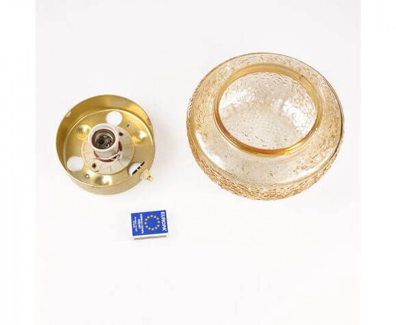 Wall lamp 301 for Web Beleuchtungsglas Kombinat Goerlitz, 1970s 10