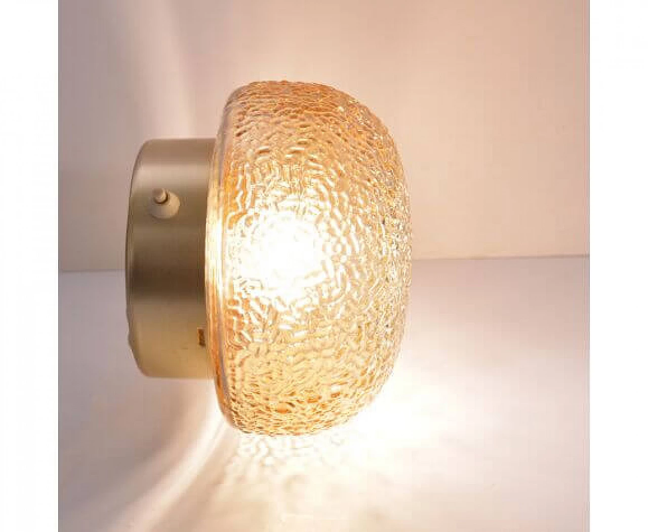 Wall lamp 301 for Web Beleuchtungsglas Kombinat Goerlitz, 1970s 13