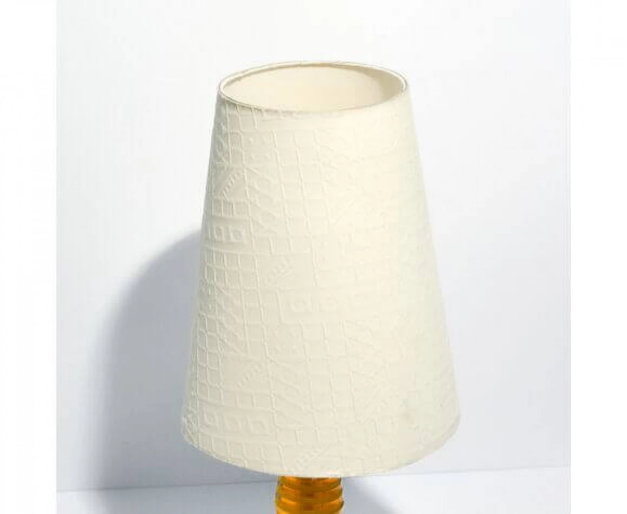 Table lamp with fabric shade for Nenumleuchten, 1970s 3