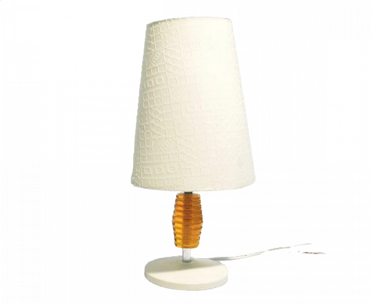 Table lamp with fabric shade for Nenumleuchten, 1970s 14