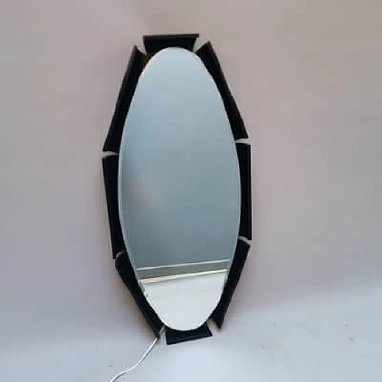 Backlit mirror attributed to Isa, 1970s 5