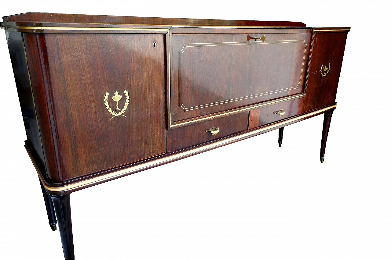Bar cabinet attributed to Paolo Buffa exhibition La Permanente Cantù, 1940s 3