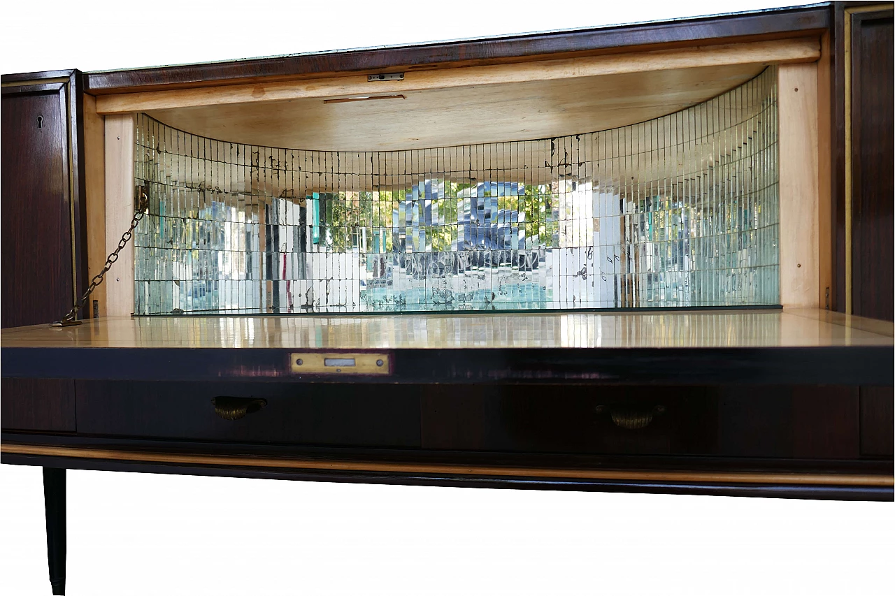Bar cabinet attributed to Paolo Buffa exhibition La Permanente Cantù, 1940s 8
