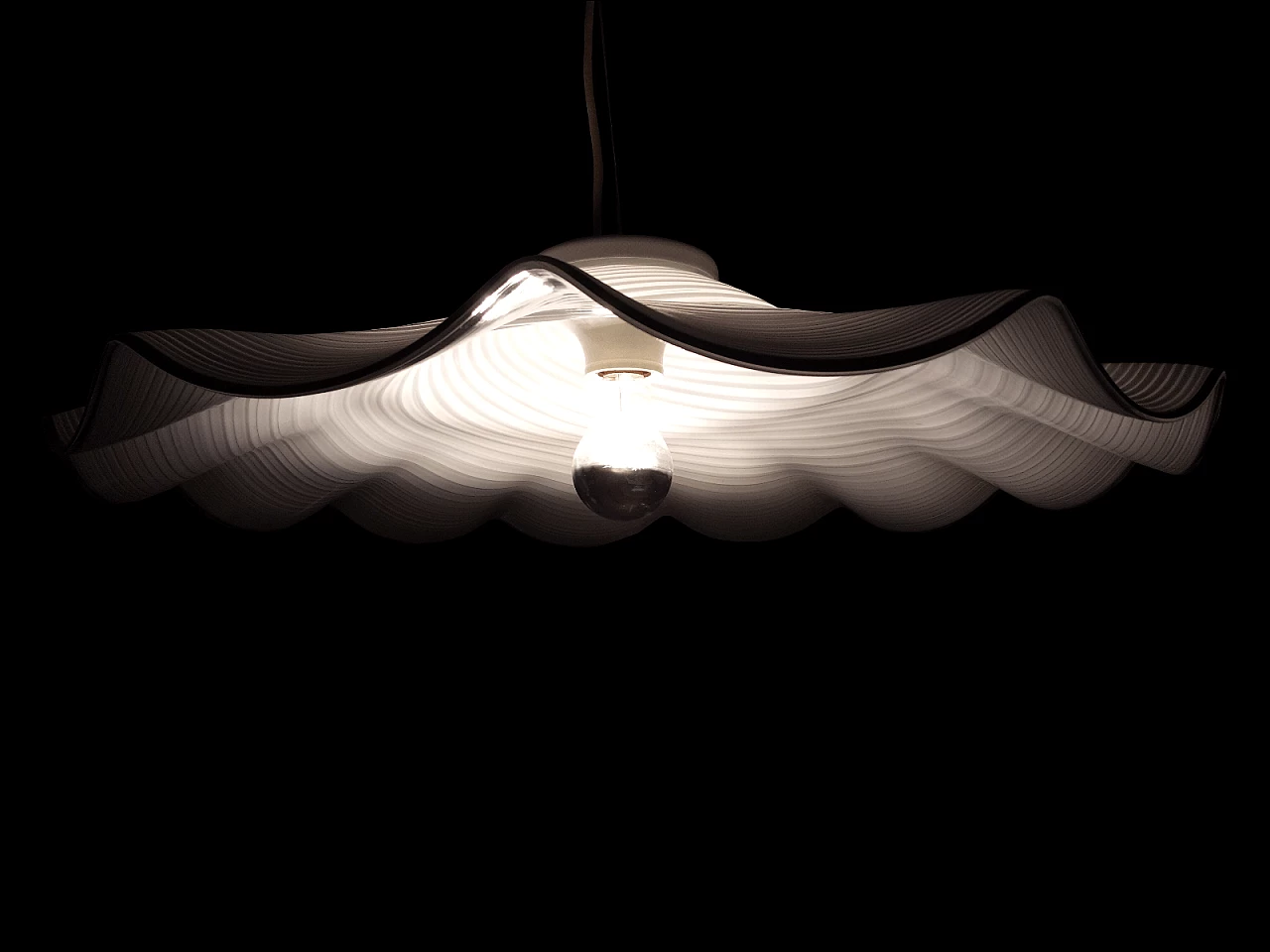 Lampada di Mario Ticcò o Ludovico Diaz de Santillana per VeArt, anni '70 7