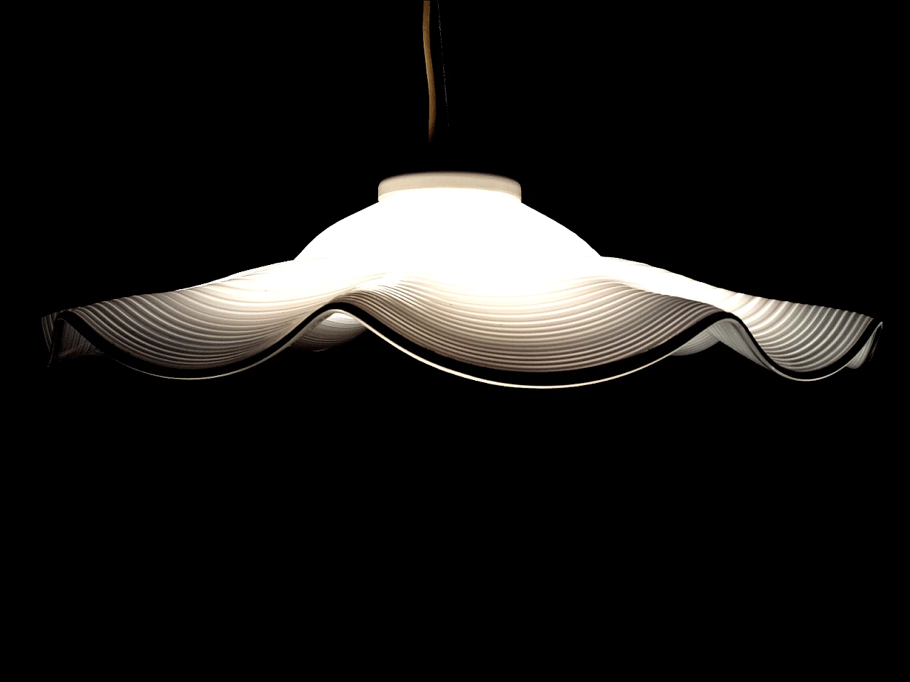 Lampada di Mario Ticcò o Ludovico Diaz de Santillana per VeArt, anni '70 10