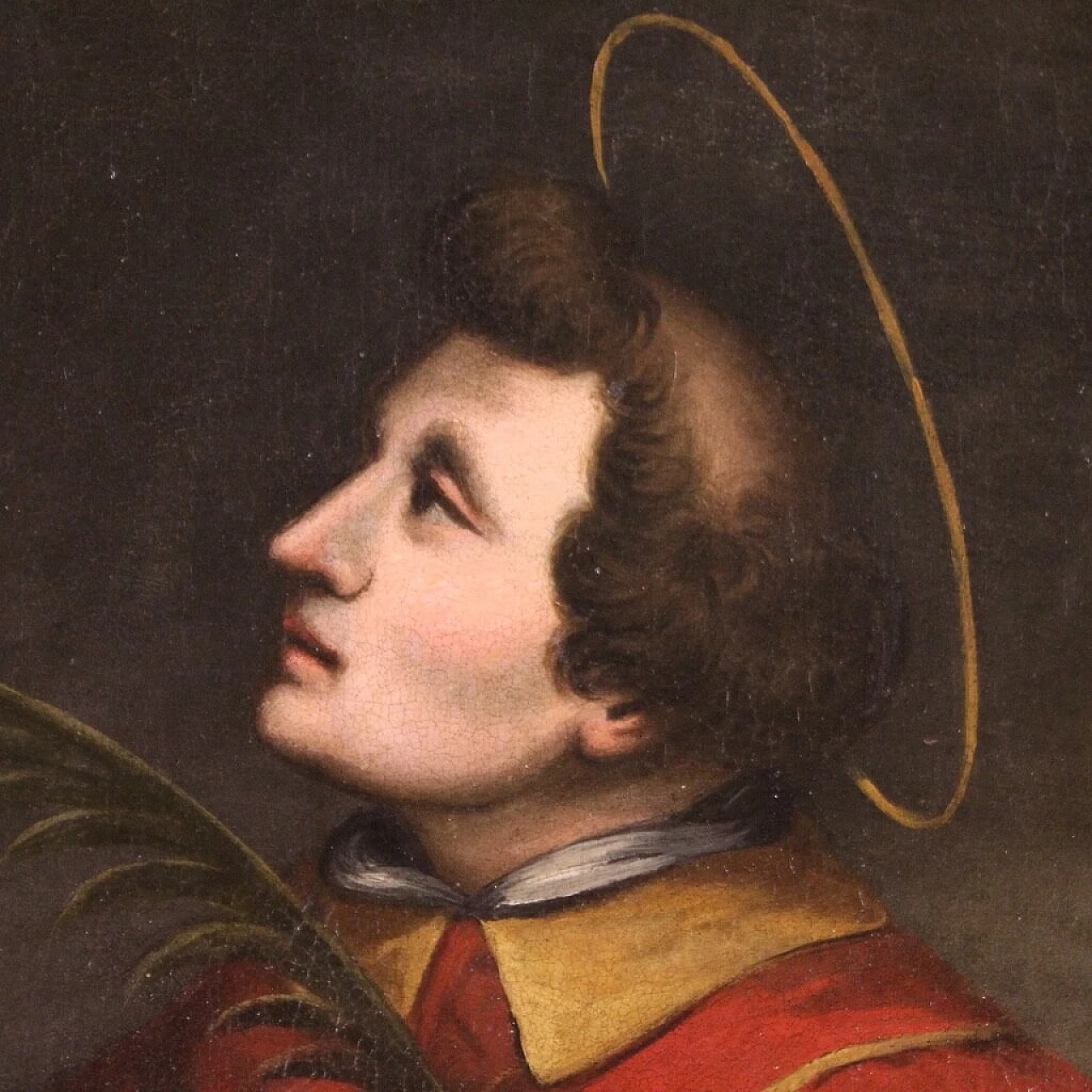 San Lorenzo martire, scuola italiana, olio su tela, '600 5