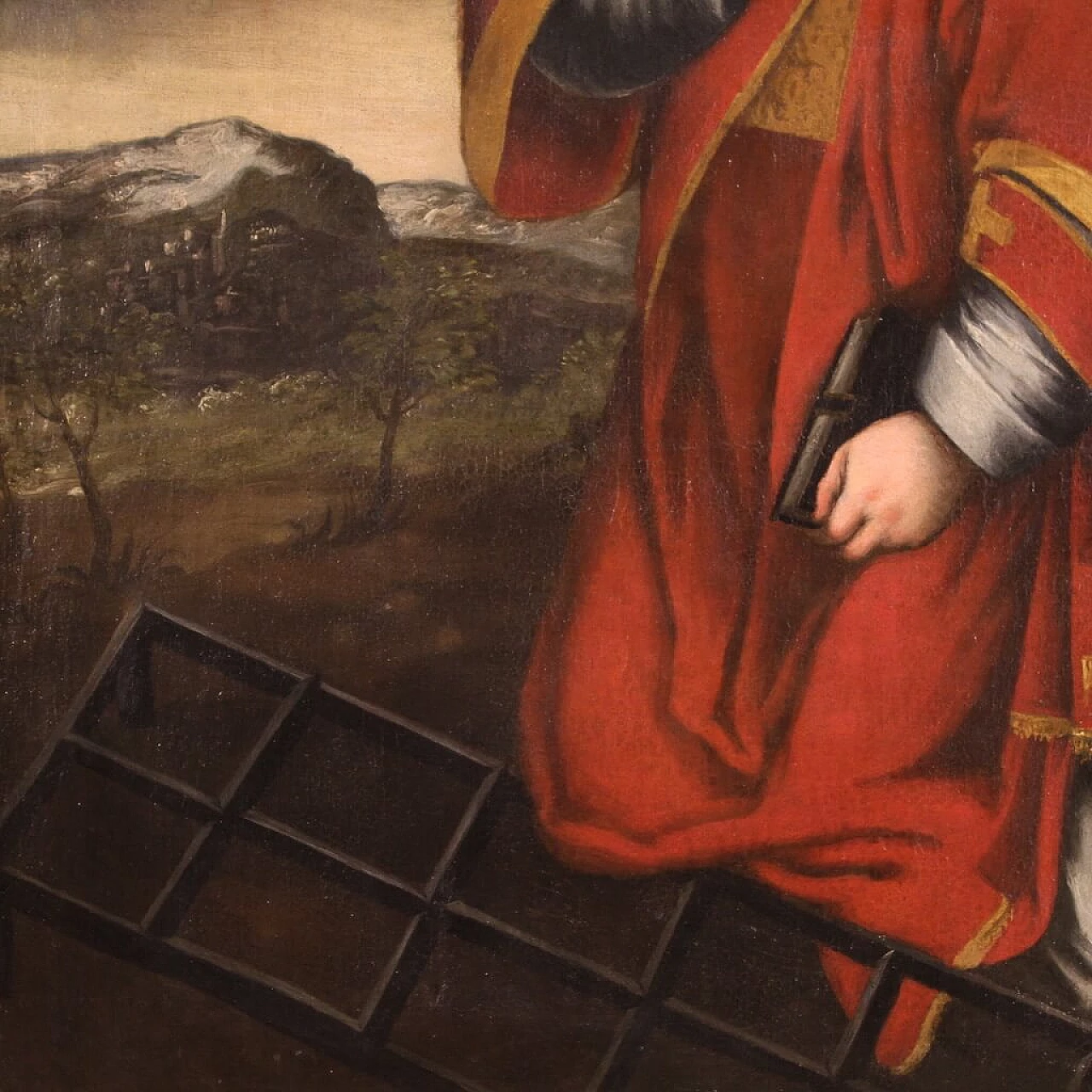 San Lorenzo martire, scuola italiana, olio su tela, '600 6