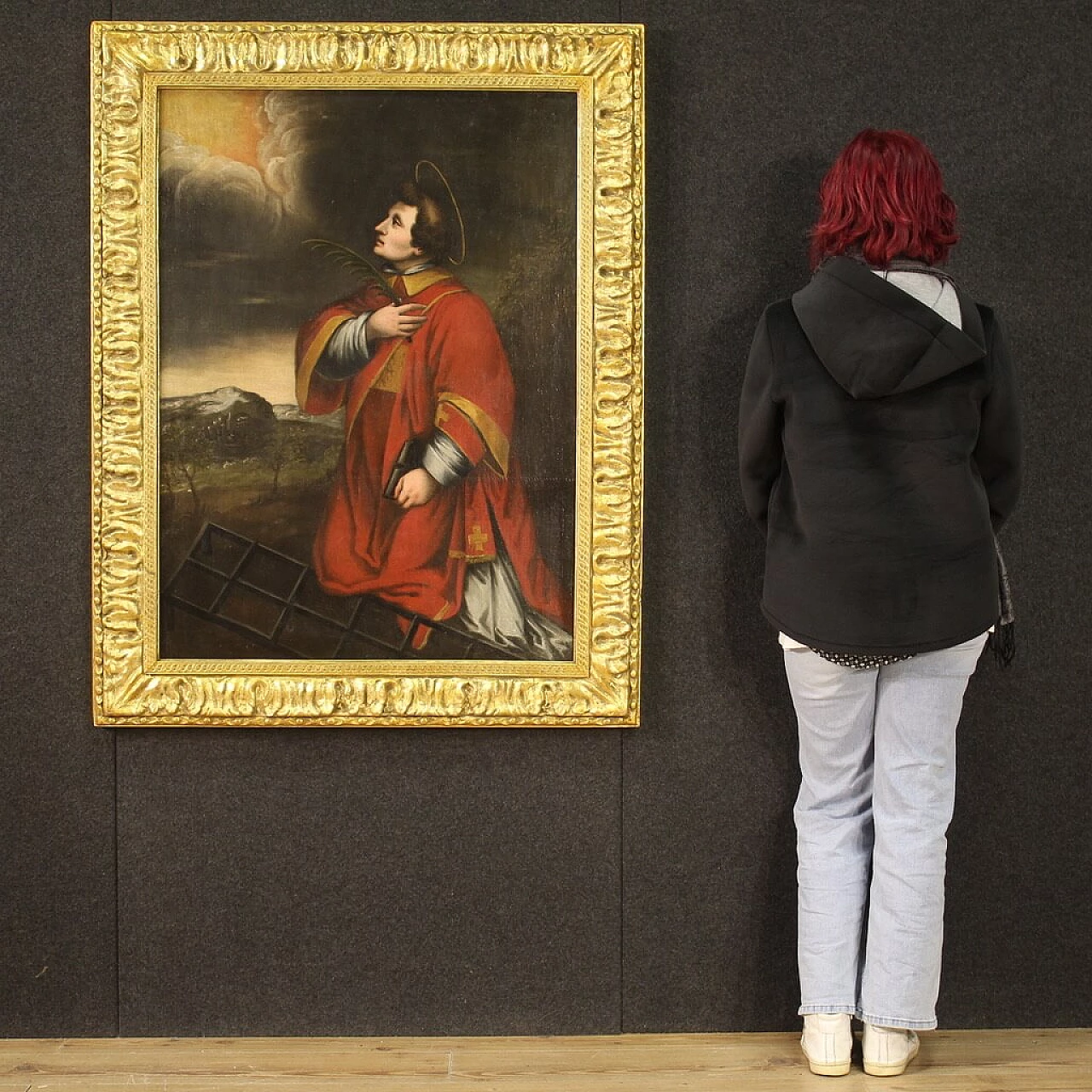 San Lorenzo martire, scuola italiana, olio su tela, '600 11