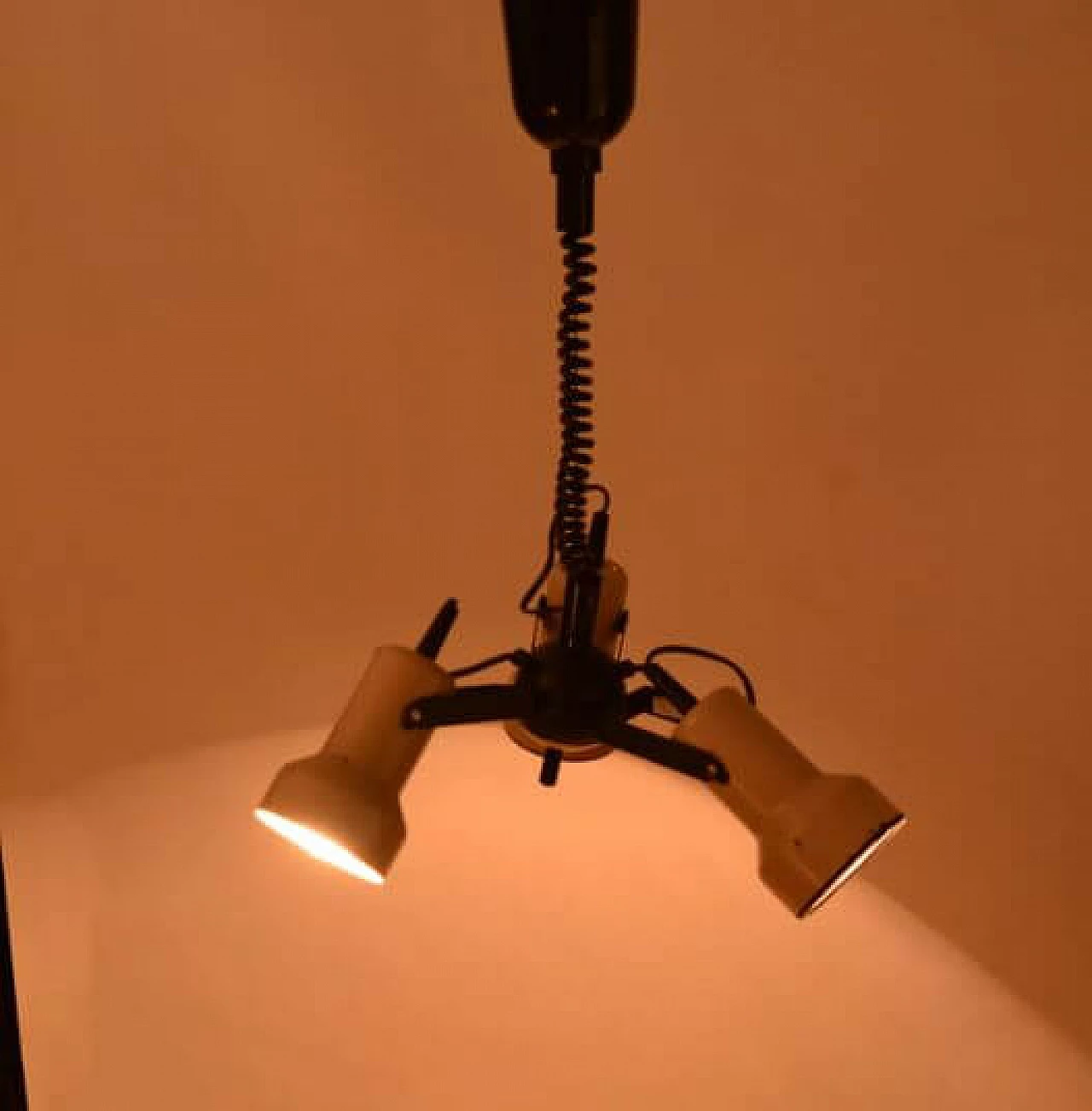 Steel and plastic lamp by Richard Essig Besigheim, 1970s 12