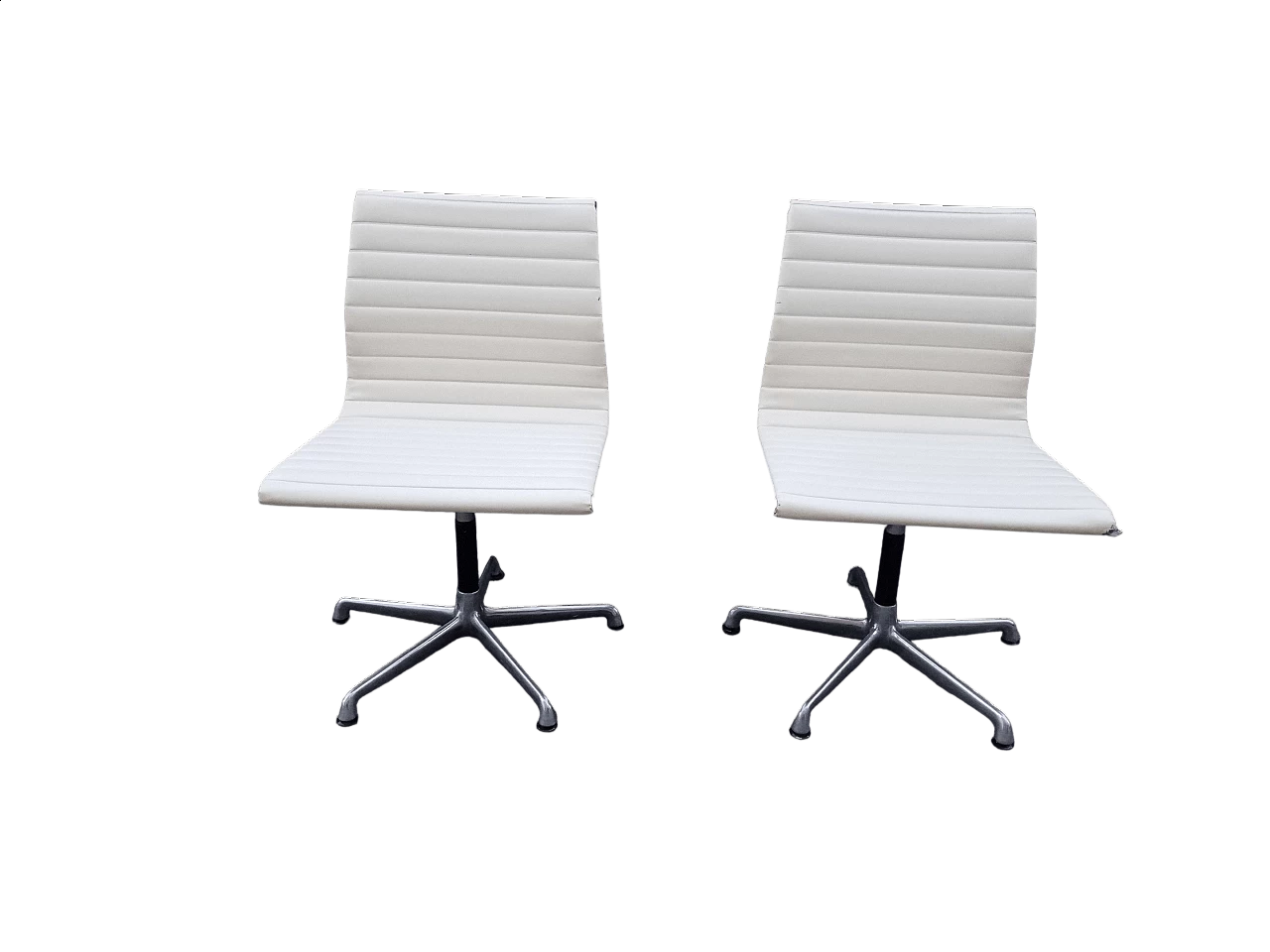 Pair of EA108 Herman Miller chairs by Charles and Ray Eames, 1980s 11