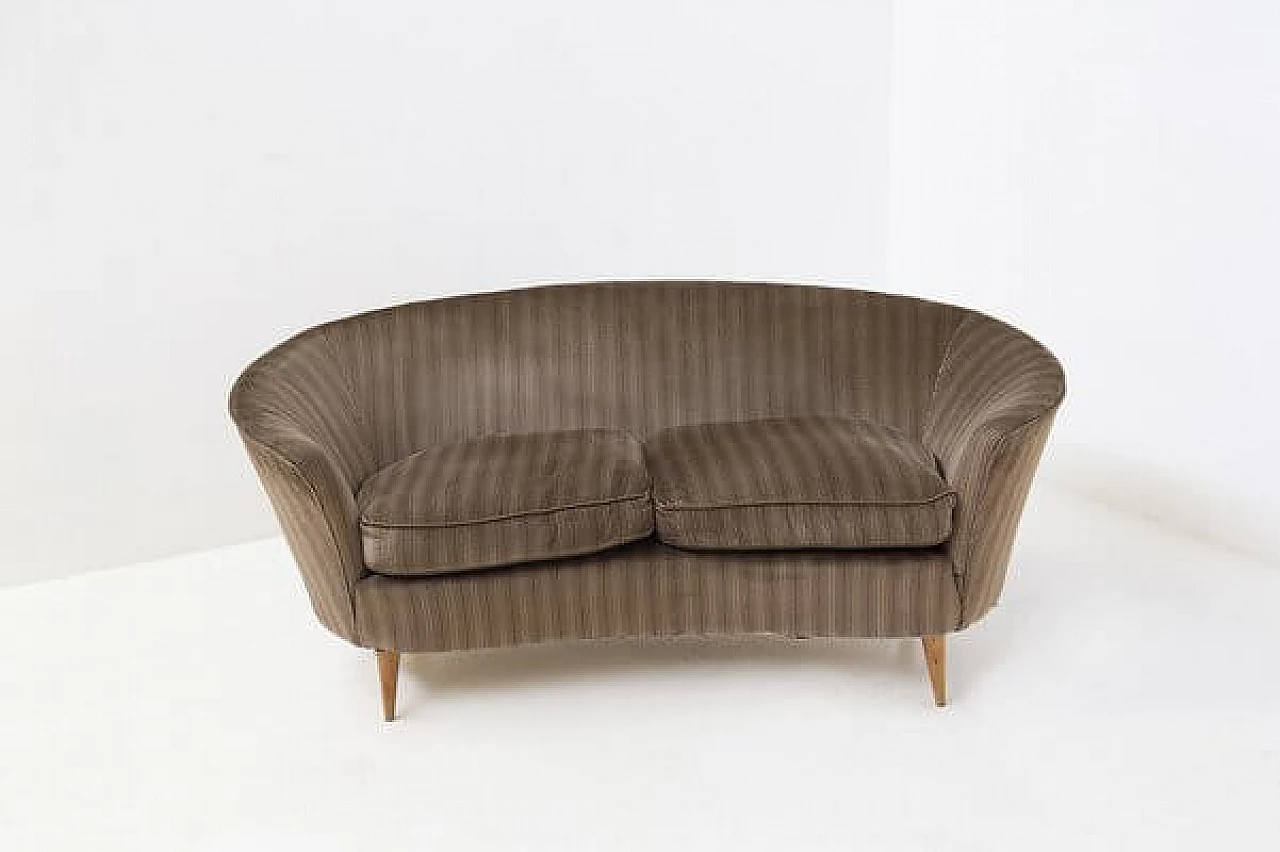 Fabric sofa attributed to Ico & Luisa Parisi, 1950s 1