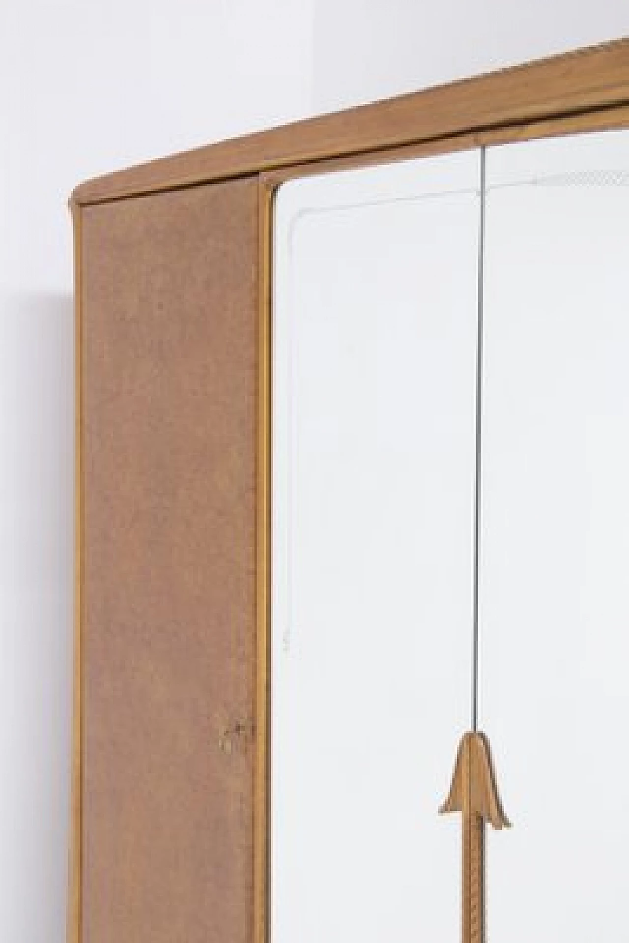 Wood and brass cabinet by Paolo Buffa, 1950s 7