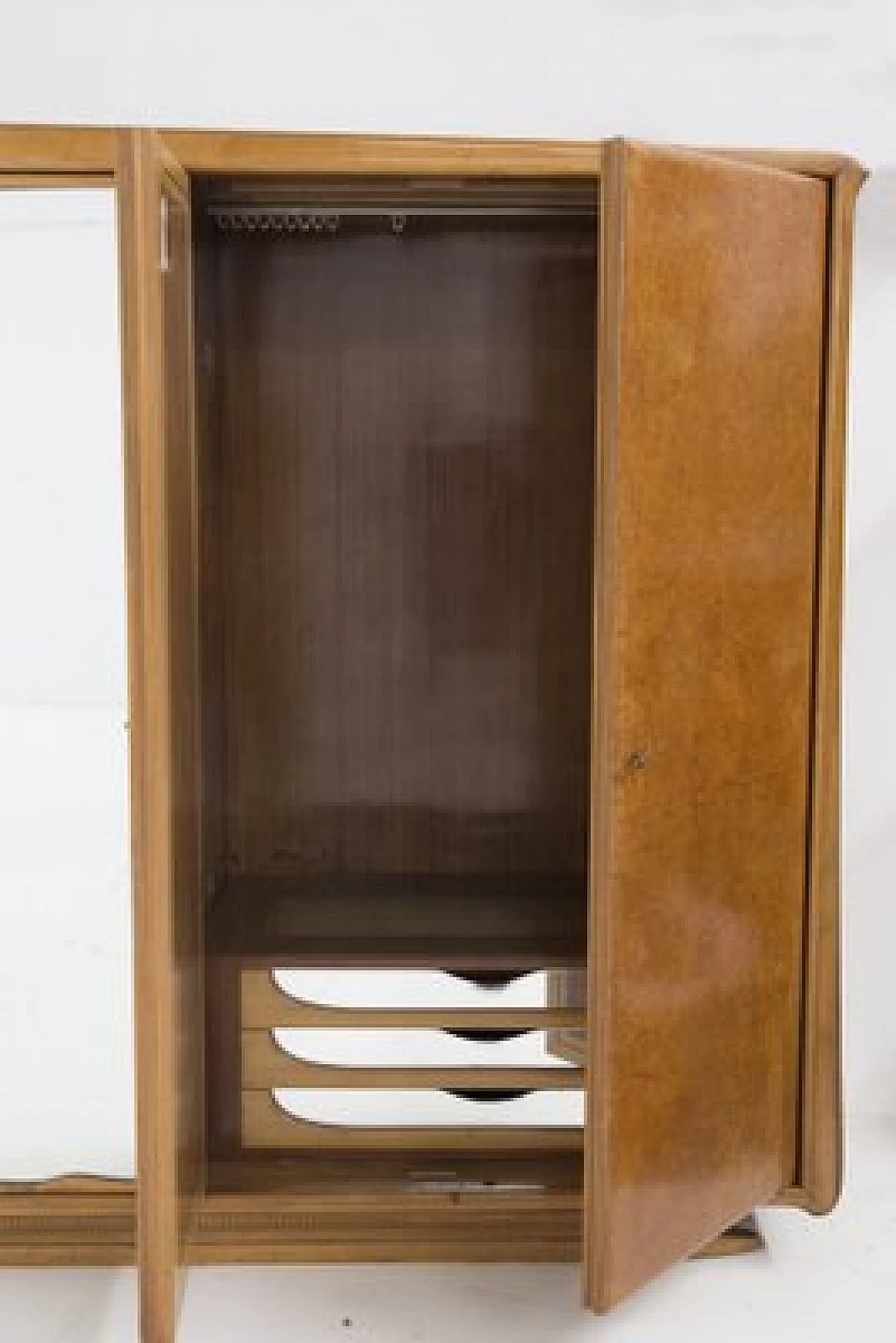 Wood and brass cabinet by Paolo Buffa, 1950s 18