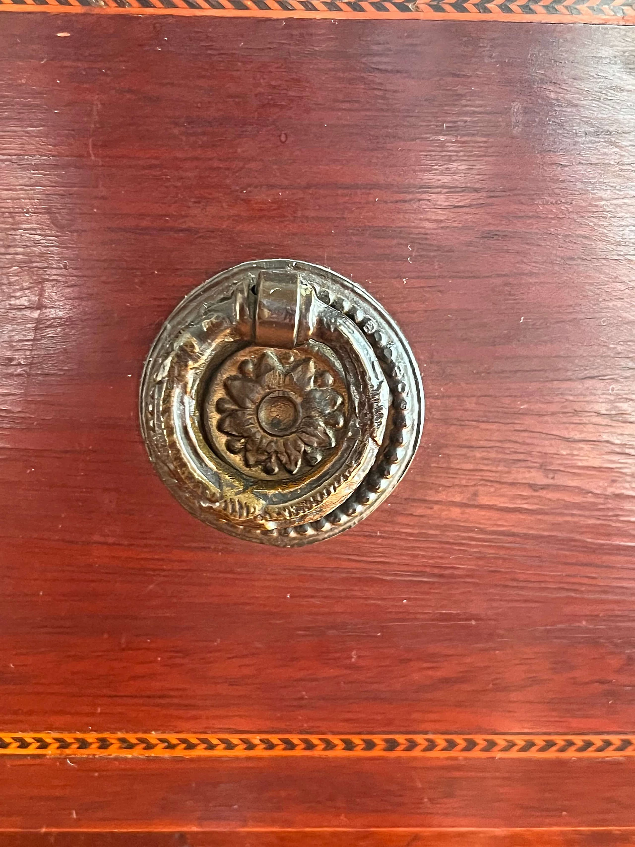 Empire style mahogany dresser with marble top, early 20th century 5