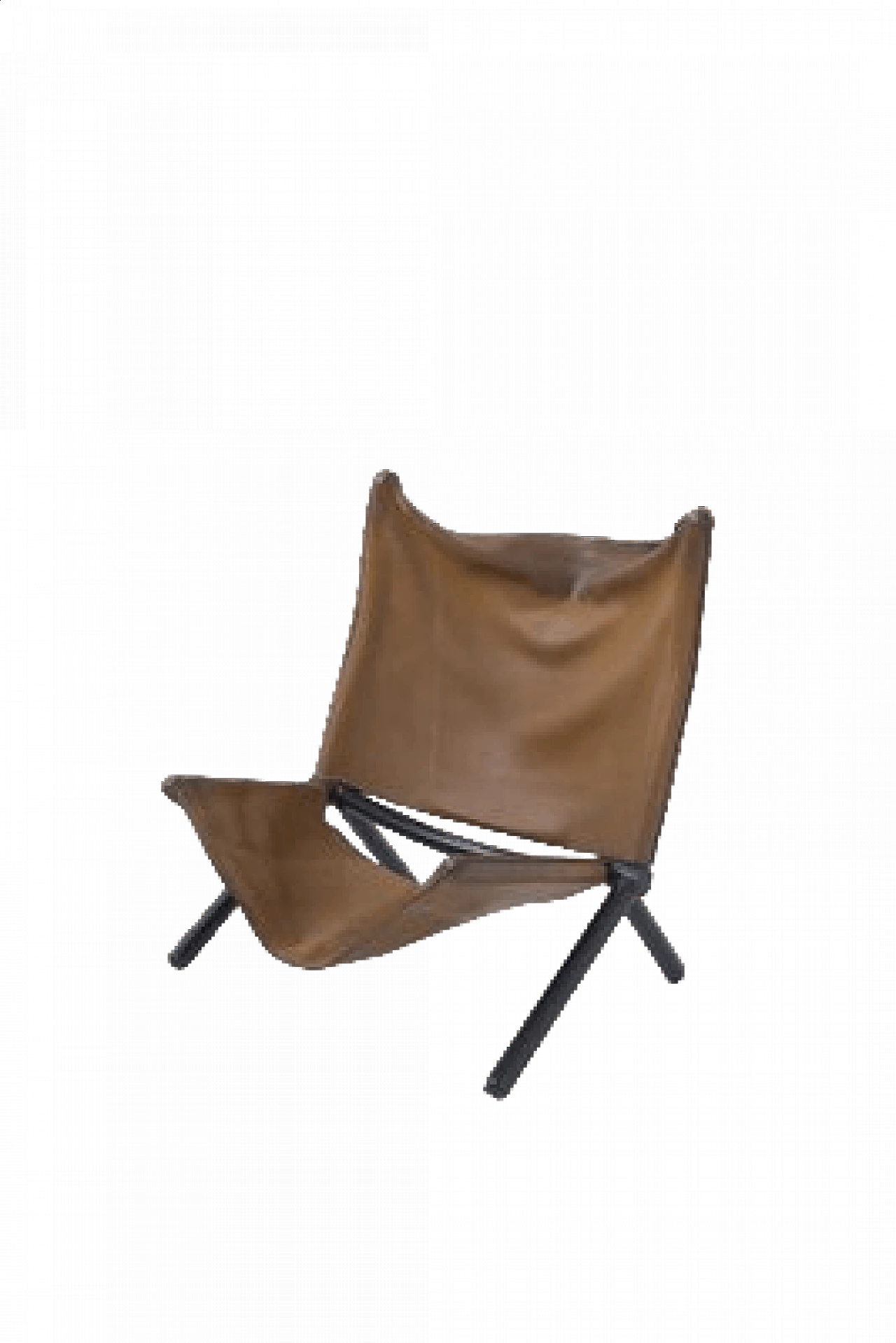 Leather armchair by Titina Ammanati and Giampiero Vitelli for Brunati, 1950s 13