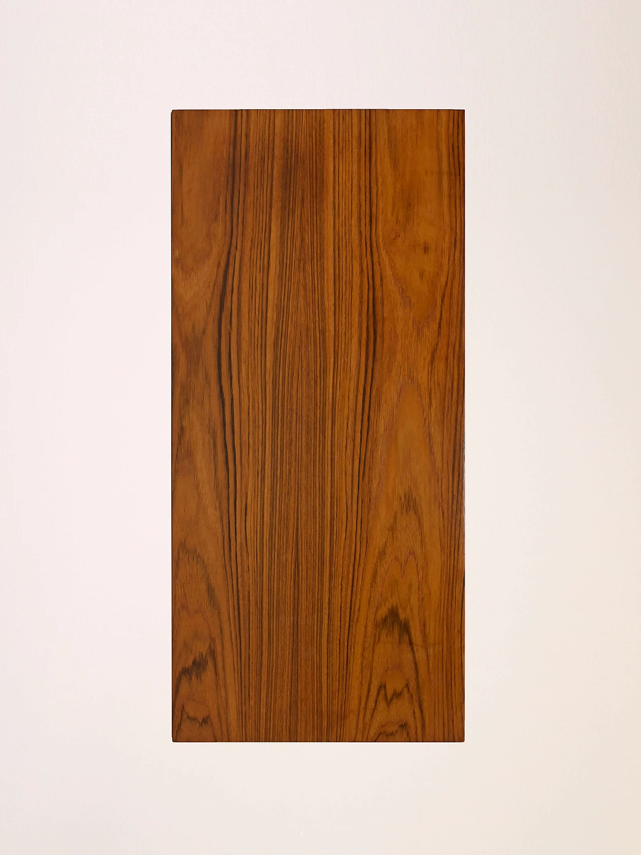 Mobiletto porta dischi in teak con ribalta, anni '60 13