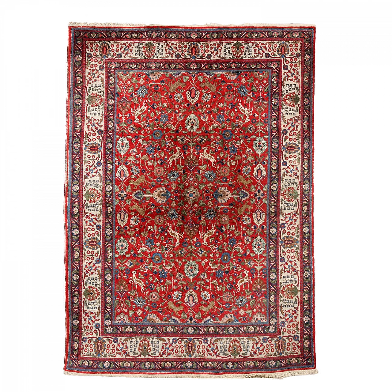 Tabriz carpet in cotton and wool 1