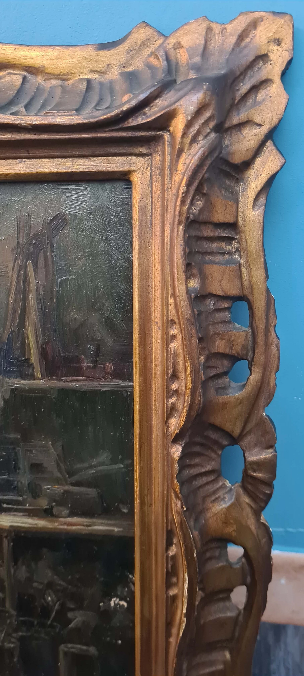 Giuseppe Gheduzzi, dipinto di bottega, olio su tavola, inizio '900 2