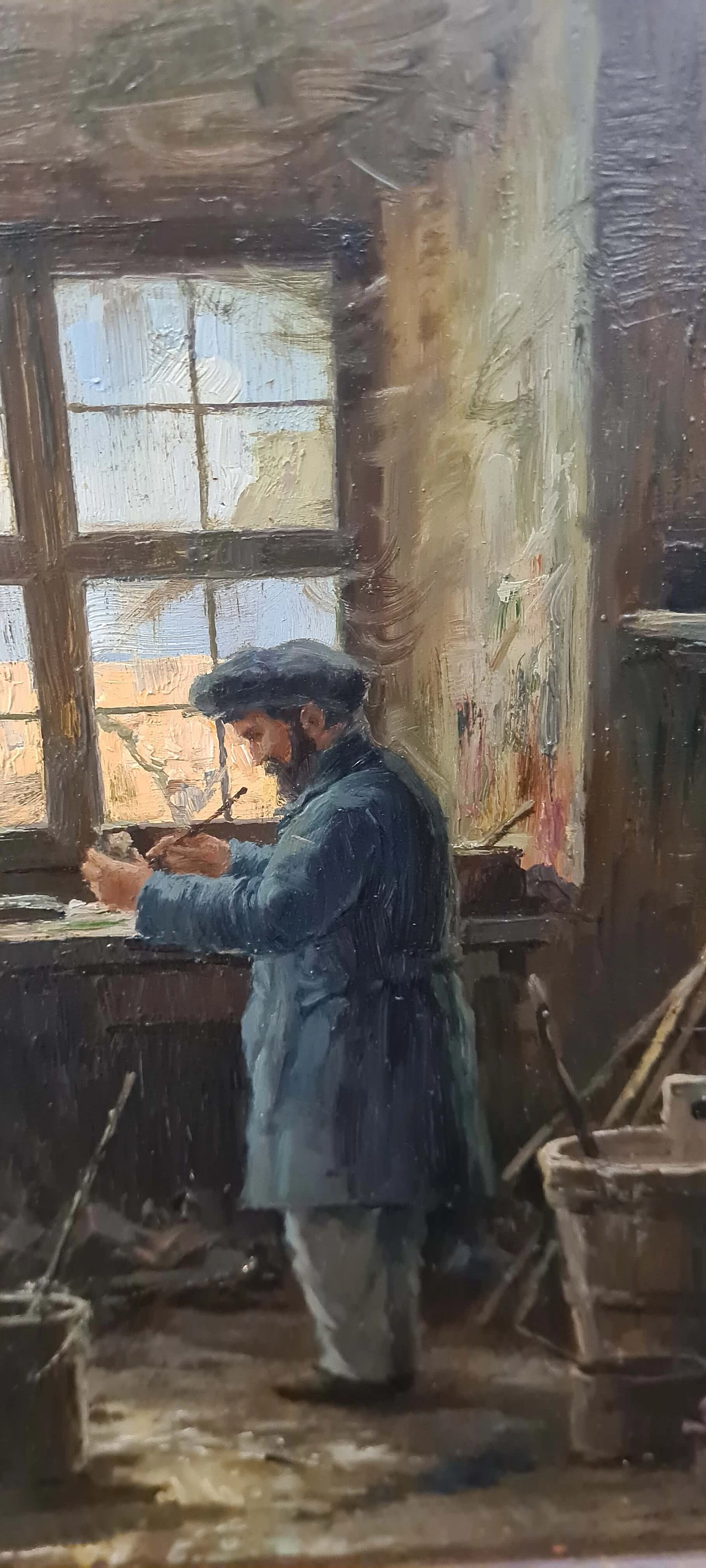 Giuseppe Gheduzzi, dipinto di bottega, olio su tavola, inizio '900 4