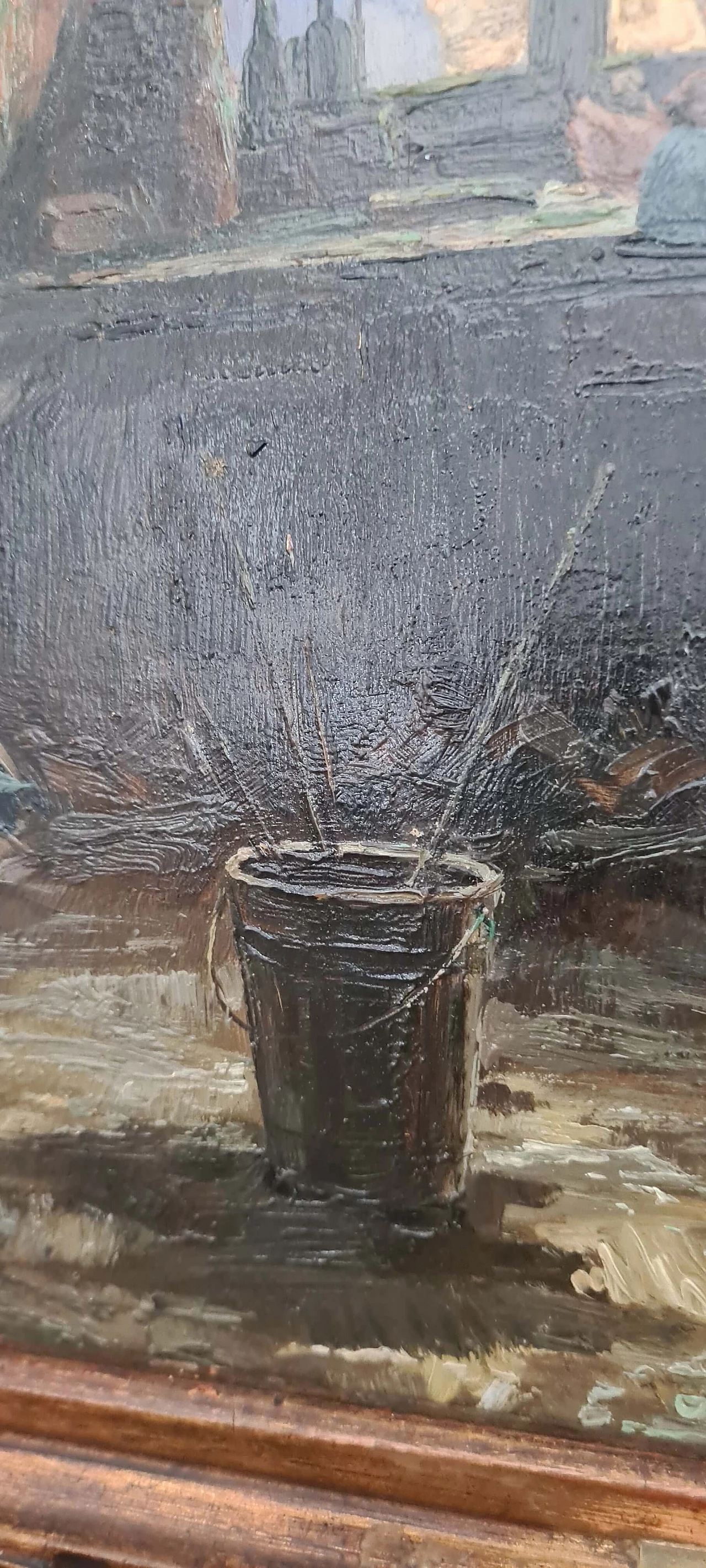 Giuseppe Gheduzzi, dipinto di bottega, olio su tavola, inizio '900 6