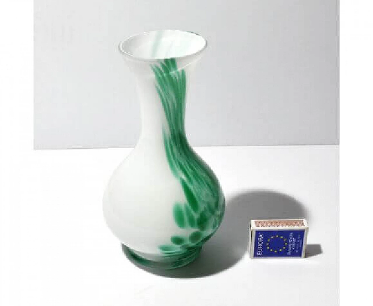 Vaso in vetro di Carlo Moretti per Empoli Opaline Firenze, anni '70 1