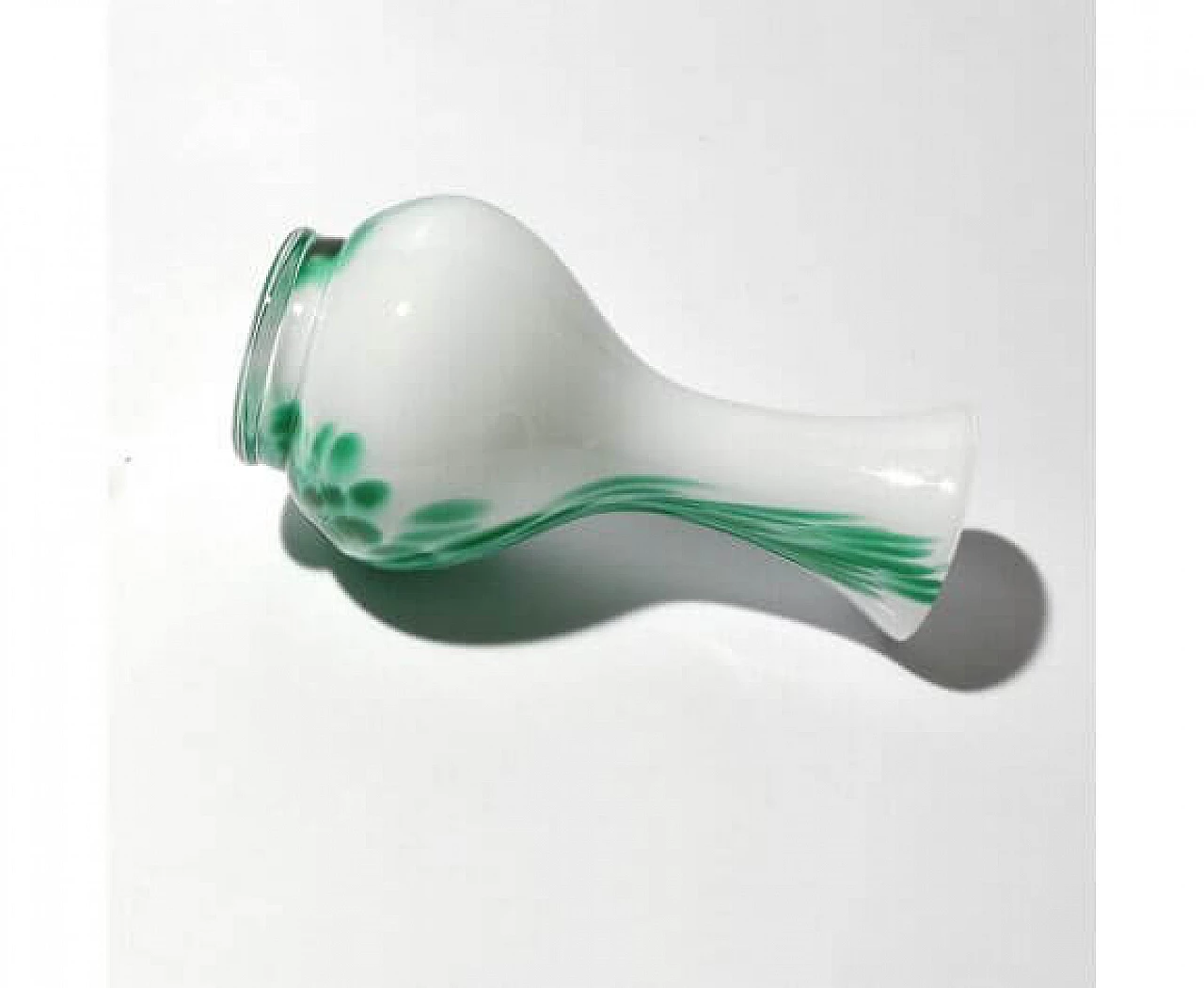 Vaso in vetro di Carlo Moretti per Empoli Opaline Firenze, anni '70 5