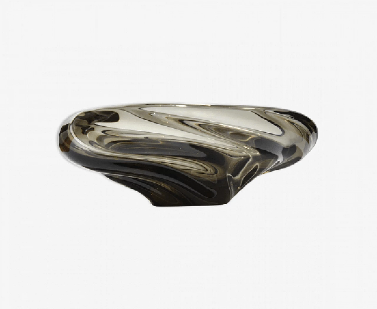 Glass plate 5546 by Jaroslav Beranek for Skrdlovice, 1960s 1