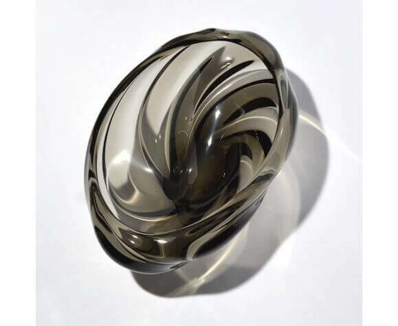 Glass plate 5546 by Jaroslav Beranek for Skrdlovice, 1960s 2