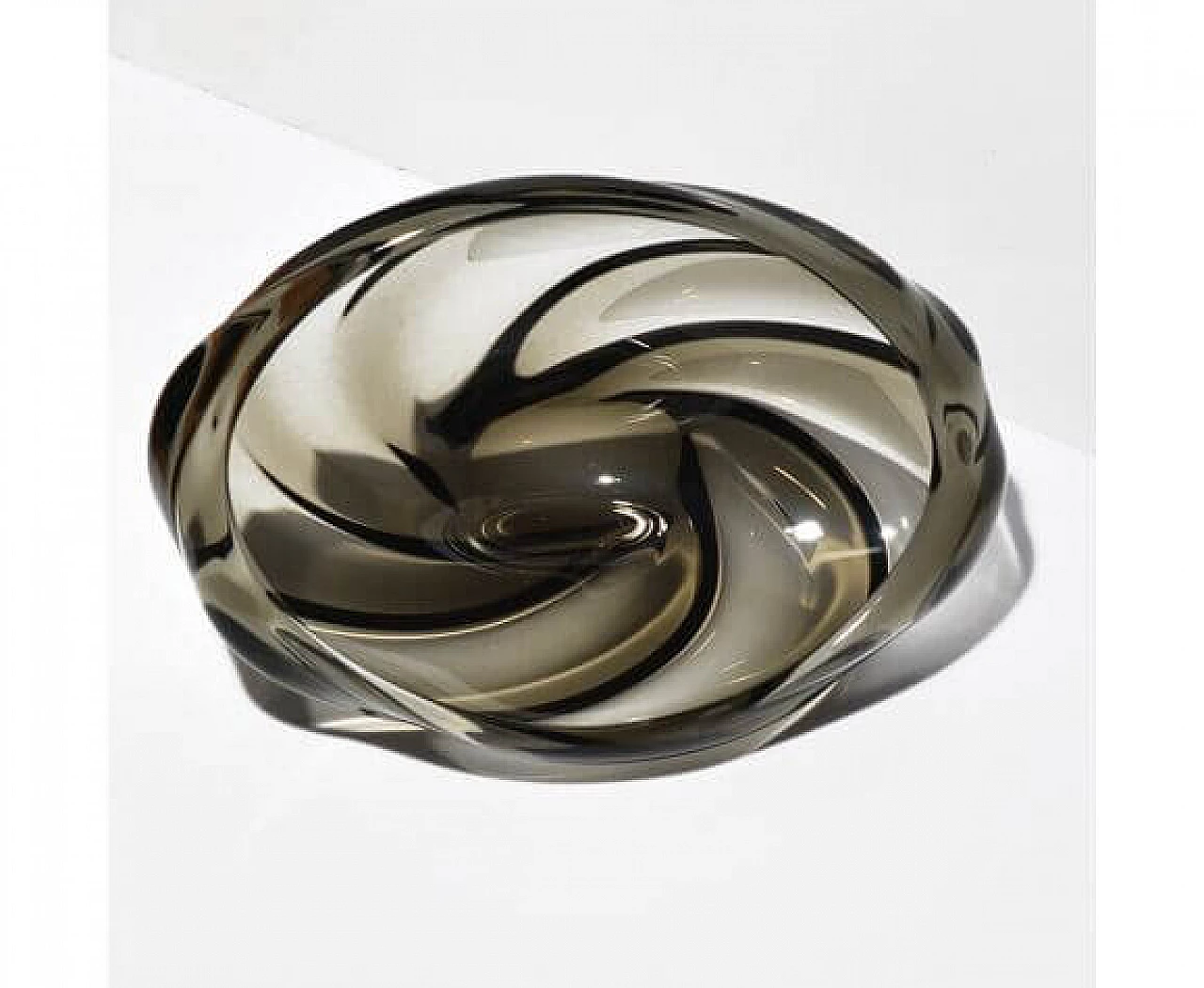 Glass plate 5546 by Jaroslav Beranek for Skrdlovice, 1960s 4