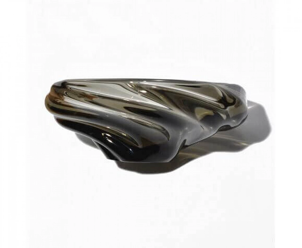 Glass plate 5546 by Jaroslav Beranek for Skrdlovice, 1960s 5