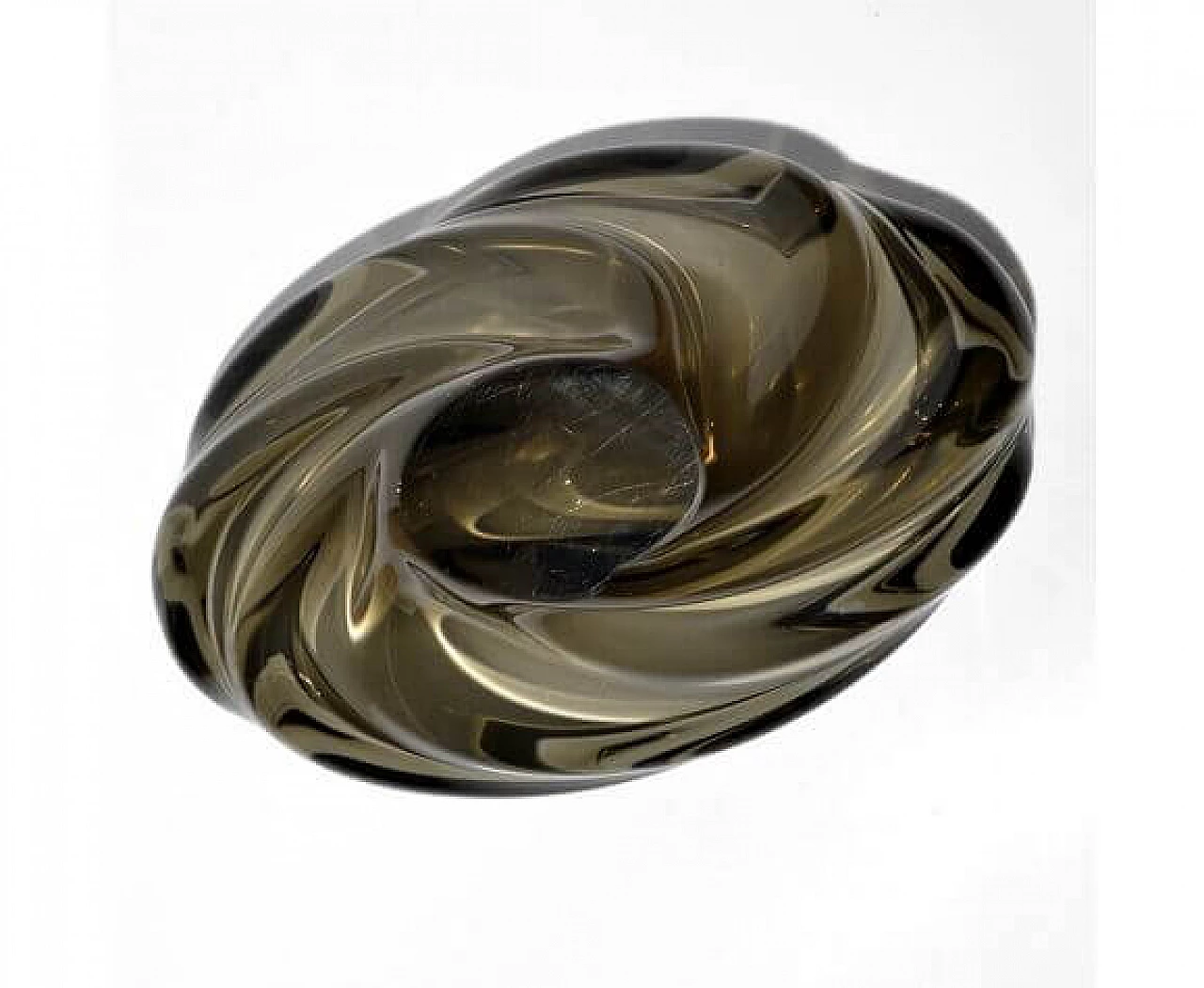 Glass plate 5546 by Jaroslav Beranek for Skrdlovice, 1960s 9