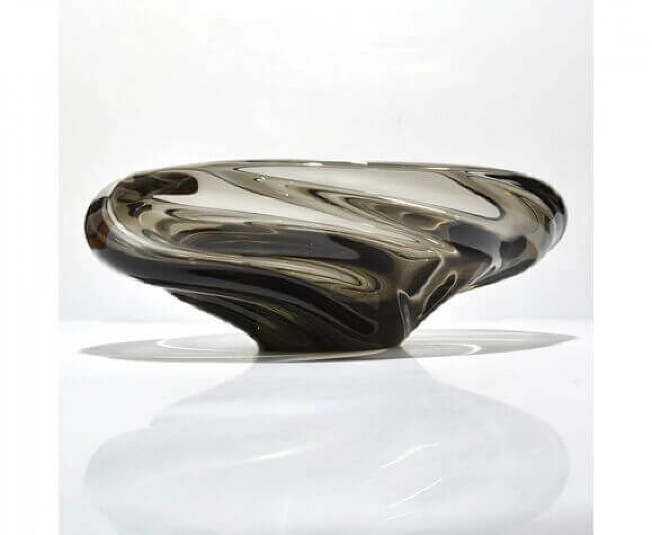 Glass plate 5546 by Jaroslav Beranek for Skrdlovice, 1960s 10