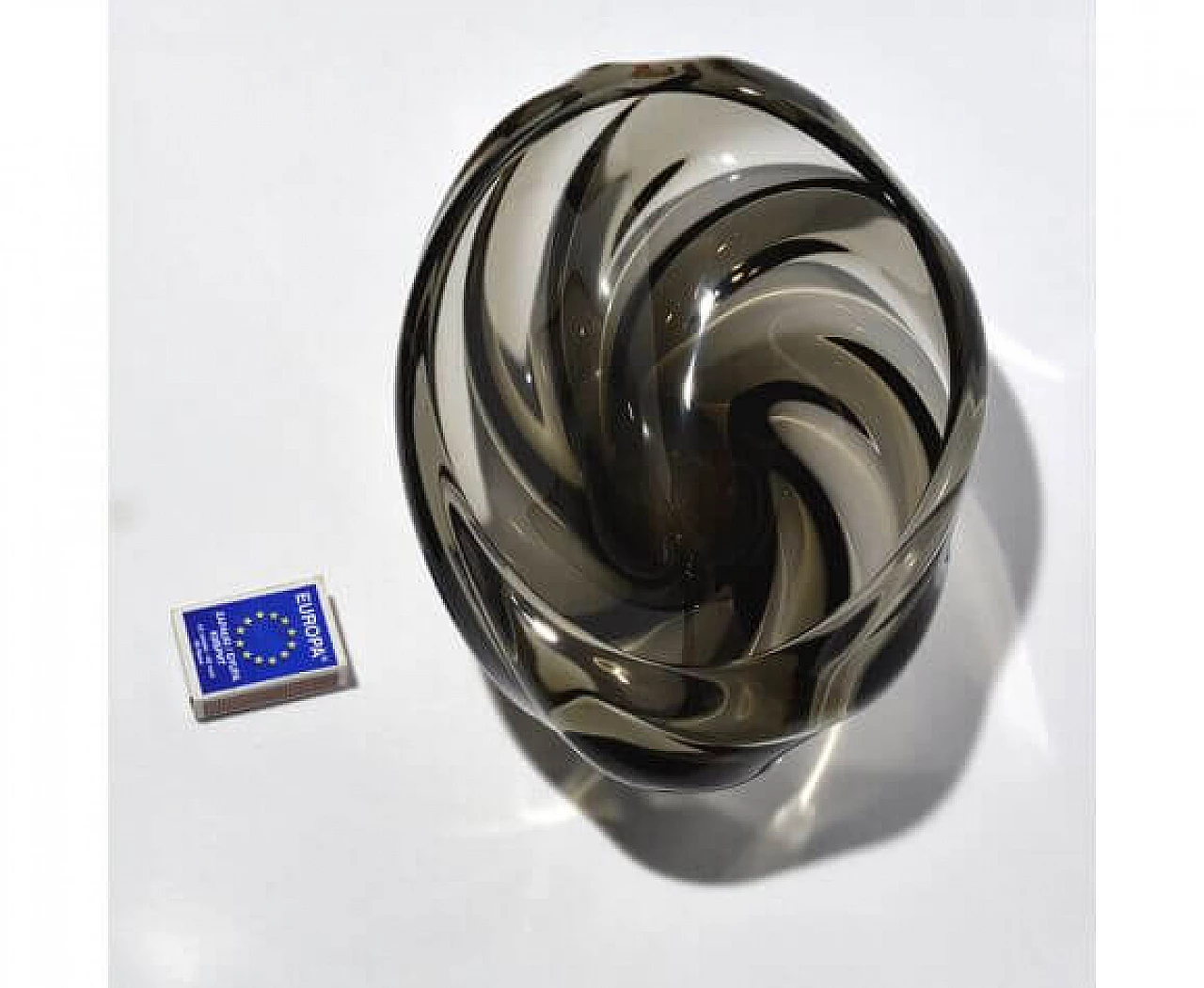 Glass plate 5546 by Jaroslav Beranek for Skrdlovice, 1960s 11