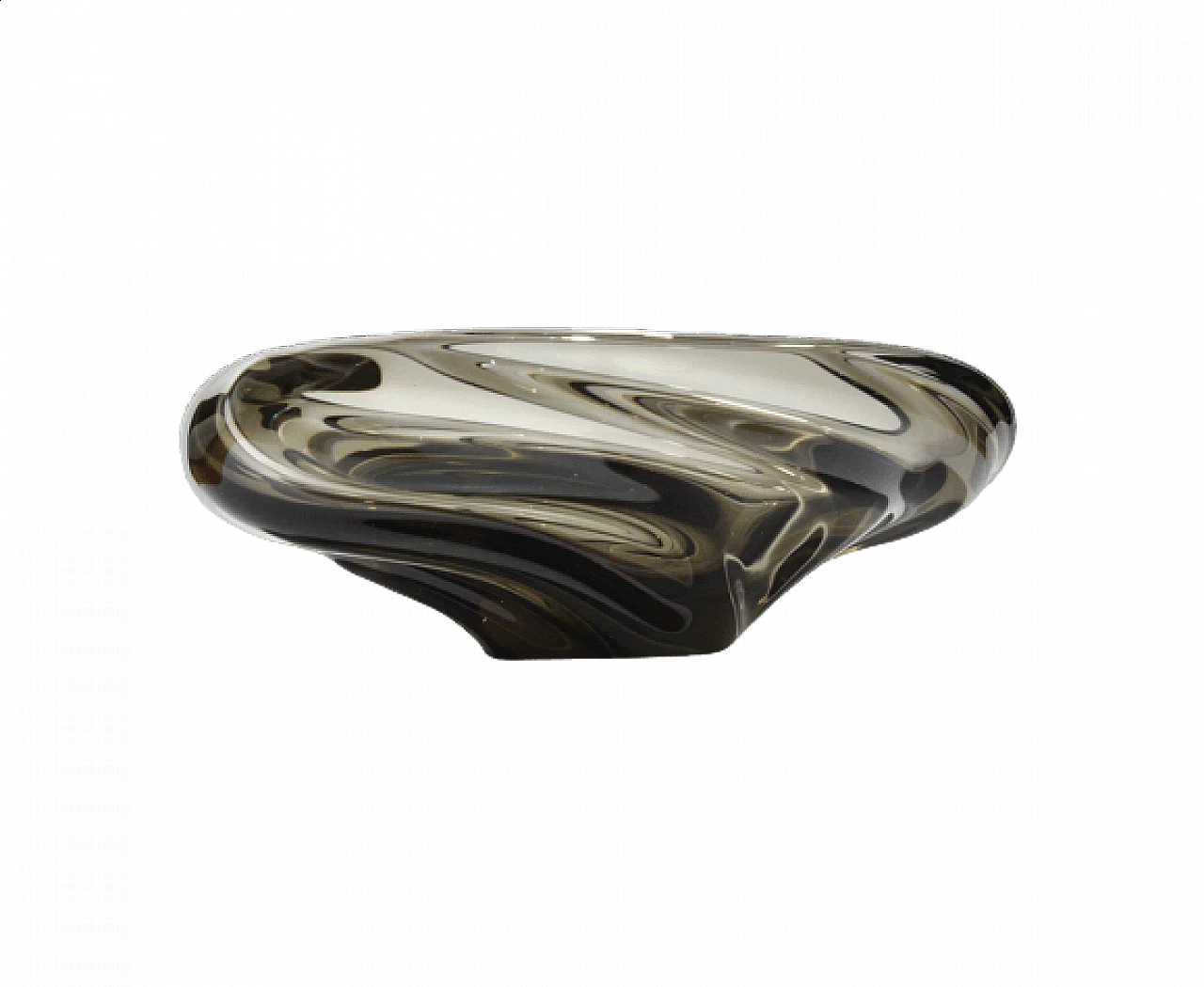 Glass plate 5546 by Jaroslav Beranek for Skrdlovice, 1960s 12