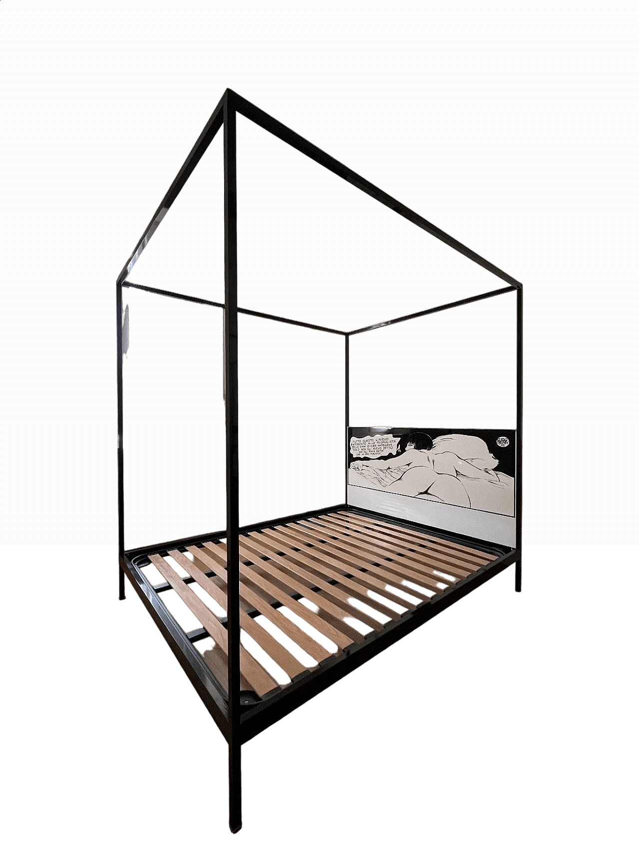 Letto a baldacchino di Guido Crepax per Ennezero, 1960 5